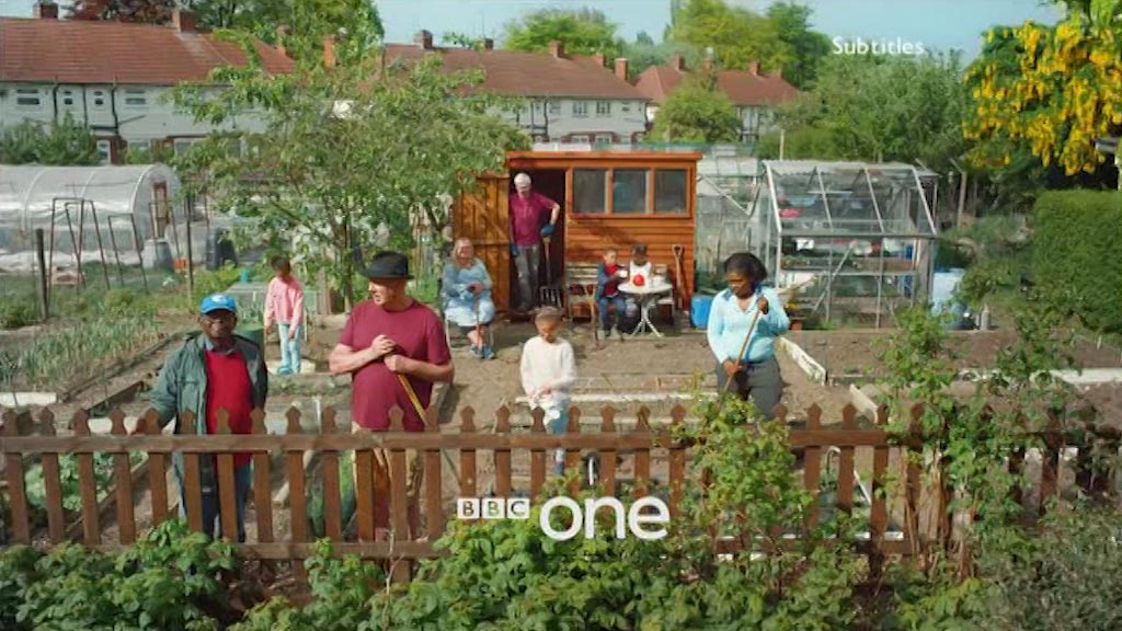 image from: BBC One Ident - Allotment Holders