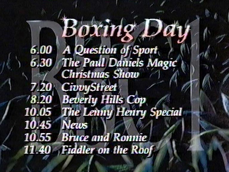 image from: BBC1 Boxing Day promo
