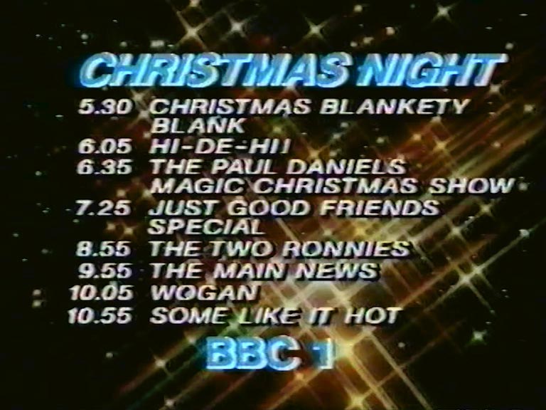 BBC1 Christmas Eve Closedown TVARK