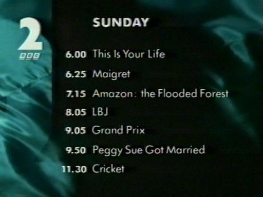 BBC2 Closedown | TVARK