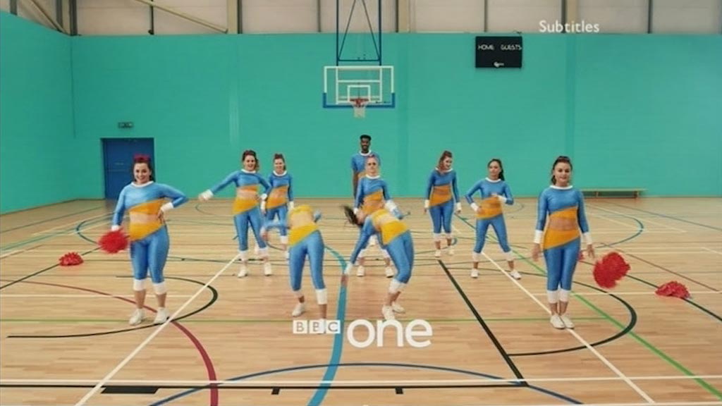 image from: BBC One Ident - Cheerleaders