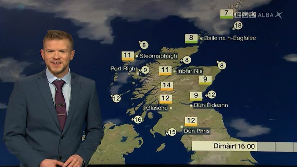 image from: BBC Alba Weather