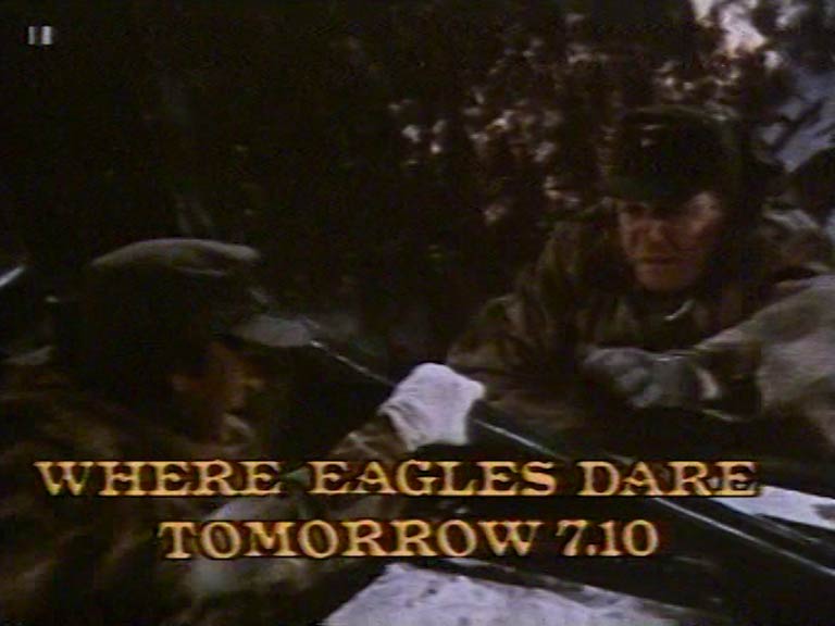 image from: Christmas on BBC1 - Where Eagles Dare promo