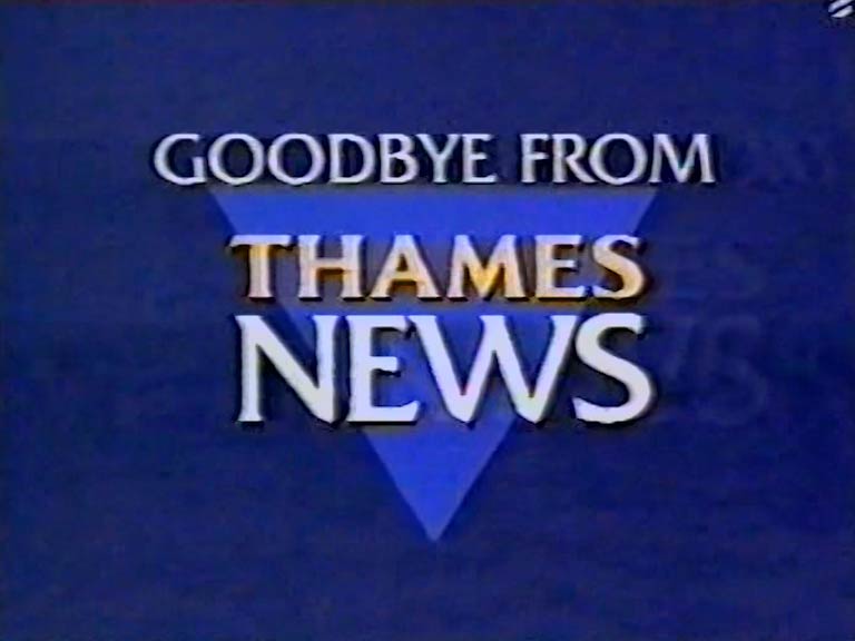 image from: Thames News Goodbye