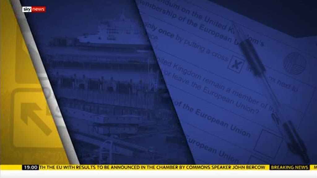 image from: Sky News - Brexit