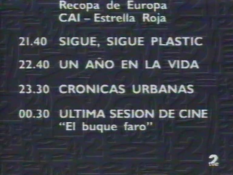 image from: TVE2 Closedown