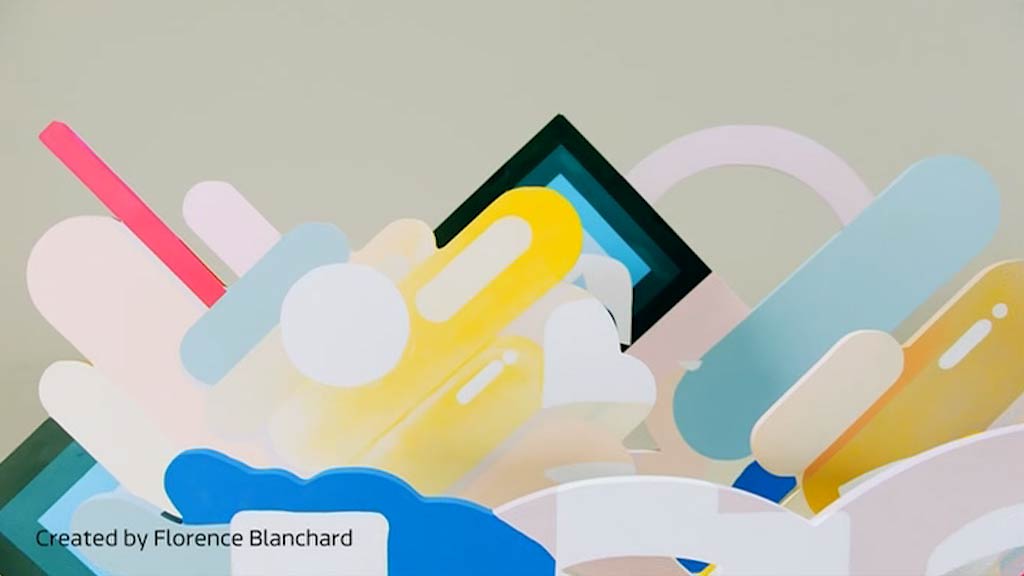 image from: ITV Ident 1 - Week 36 - Florence Blanchard