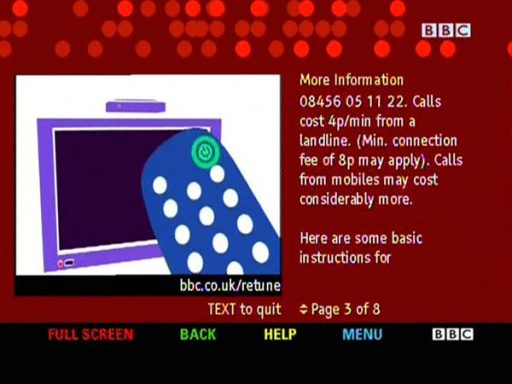 BBC Red Button – Freeview Re-Tune | TVARK