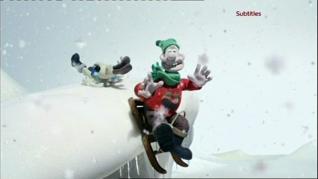 image from: BBC One Christmas Night closedown