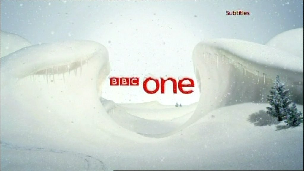image from: BBC One Christmas Night closedown
