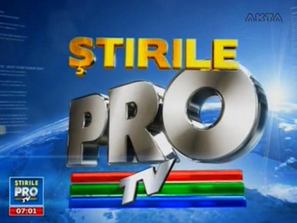 image from: Pro TV Morning News