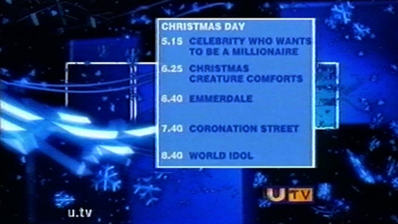 image from: UTV Christmas Ident & Promo (1)