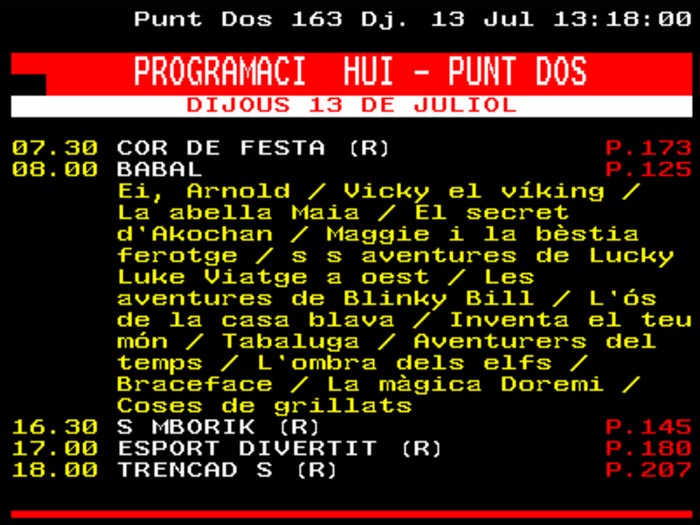 Teletext Services on Other Channels | TVARK