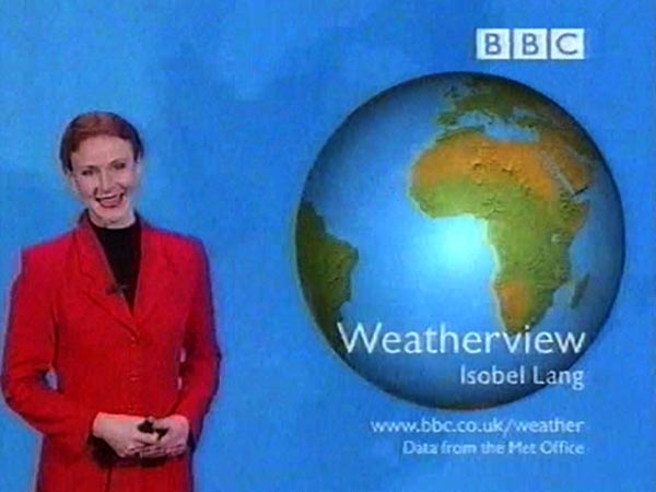 image from: BBC Weather - Isobel Lang